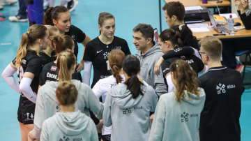 RVS/LU volejbolistes apspēlē Baltijas līgas līdervienību