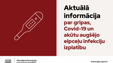 Augstākā saslimstība ar gripu - Rīgā un Daugavpilī