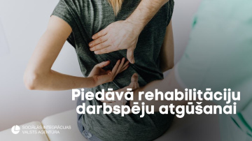 Piedāvā rehabilitāciju darbspēju atgūšanai