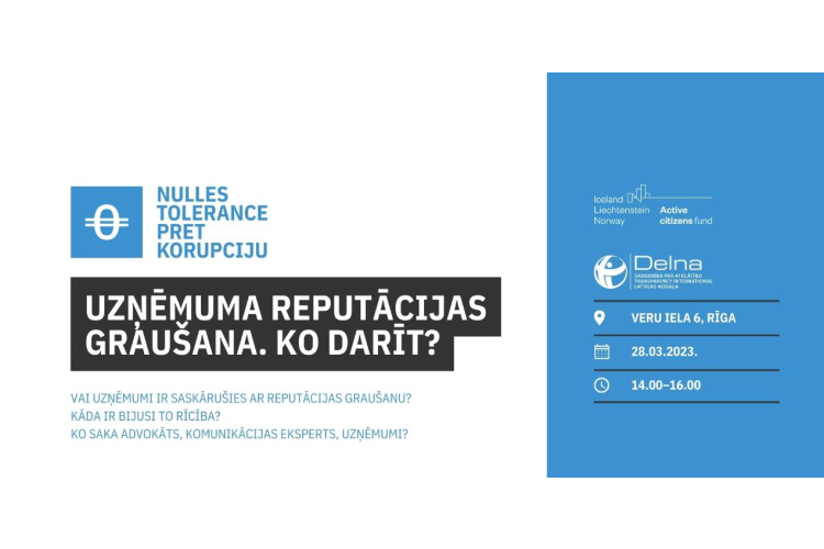 Aicinājums uz diskusiju “Uzņēmuma reputācijas graušana. Ko darīt?”