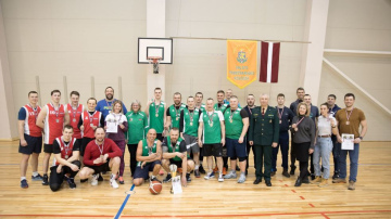 Robežsardzē noskaidroti čempionāta uzvarētāji basketbolā