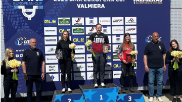 Stūriška un Apels uzvar arī EK BMX 6. posmā; Langmanis otrais junioros