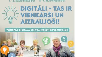 Ventspils Digitālais centrs aicina pedagogus no visas Latvijas piedalīties  nometnē