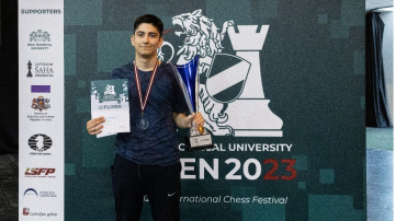 «RTU Open 2023» uzvar astoņpadsmitgadīgs šaha meistars no Norvēģijas Elham Abdrlauf
