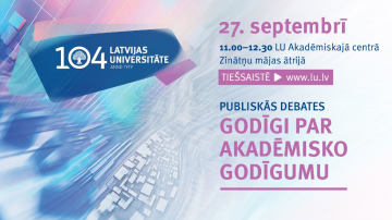 Latvijas Universitātē notiks debates “Godīgi par akadēmisko godīgumu”