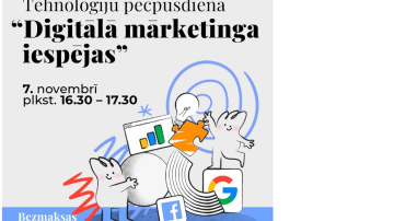Ventspils Digitālā centra Tehnoloģiju pēcpusdienā būs  iespēja uzzināt par digitālā mārketinga iespējām
