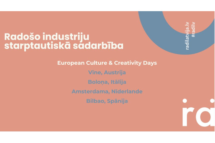 Norisināsies “Eiropas kultūras un radošuma dienas” – iedvesma un spēja izmantot tehnoloģijas savā labā