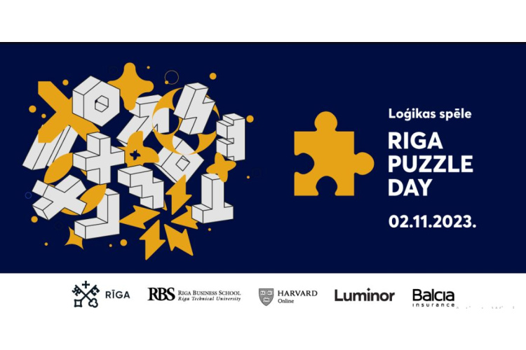 300 vidusskolēni varēs piedalīties loģikas spēlē "Riga Puzzle Day"