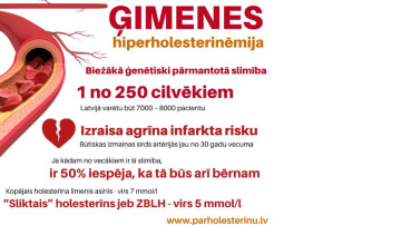 Kardiologs prof.Gustavs Latkovskis: 5 soļi, kā laicīgi atklāt  iedzimti augstu holesterīnu un novērst infarktu jaunībā