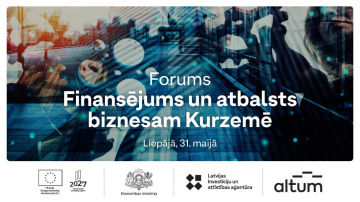 Aicinām uzņēmējus uz forumu par atbalstu biznesam Kurzemē