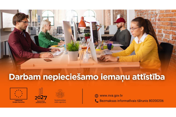 Biedrības un augstākās izglītības iestādes! Izmantojiet NVA atbalstu vērtīgu palīgu piesaistei!