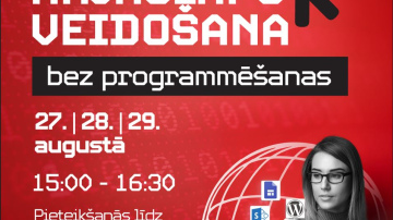 Ventspils Digitālais centrs aicina pedagogus tiešsaistē apgūt kursu  "Mājaslapu veidošana bez programmēšanas"
