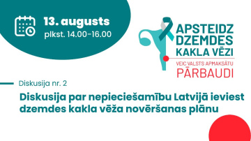 Šodien diskutēs par iespējām novērst CPV izraisītu vēžu izplatību