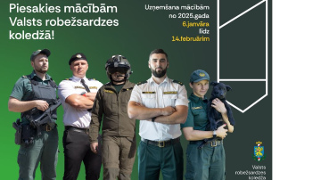 Valsts robežsardzes koledžā uzņem reflektantus
