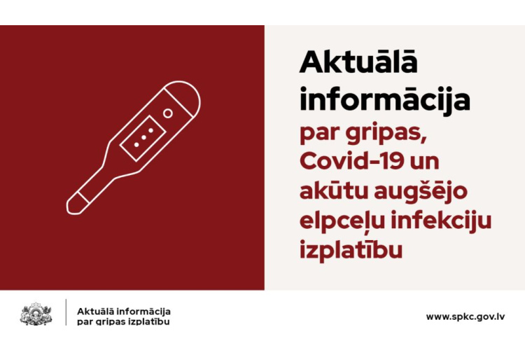 Pagājušajā nedēļā vērojams neliels saslimstības pieaugums ar gripu