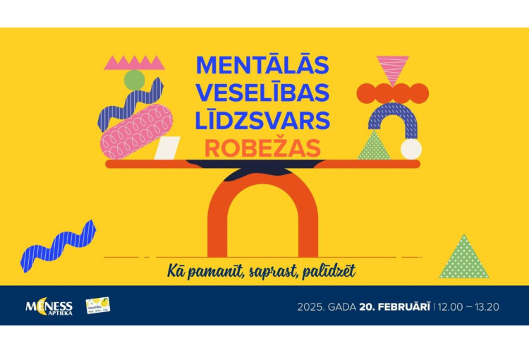 Notiks ekspertu diskusija “Mentālās veselības līdzsvars. Robežas. Kā pamanīt, saprast, palīdzēt?”