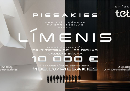 Vai esi gatavs 35 dienām kameru priekšā? Jaunais TV projekts “Līmenis” aicina pieteikties dalībniekus