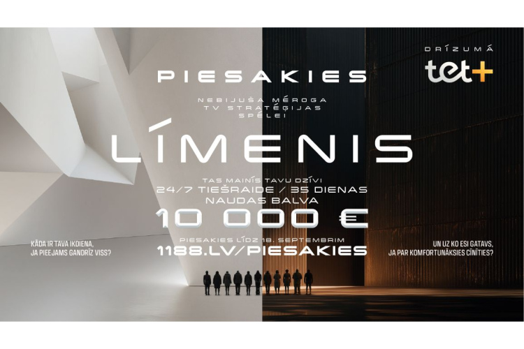 Vai esi gatavs 35 dienām kameru priekšā? Jaunais TV projekts “Līmenis” aicina pieteikties dalībniekus